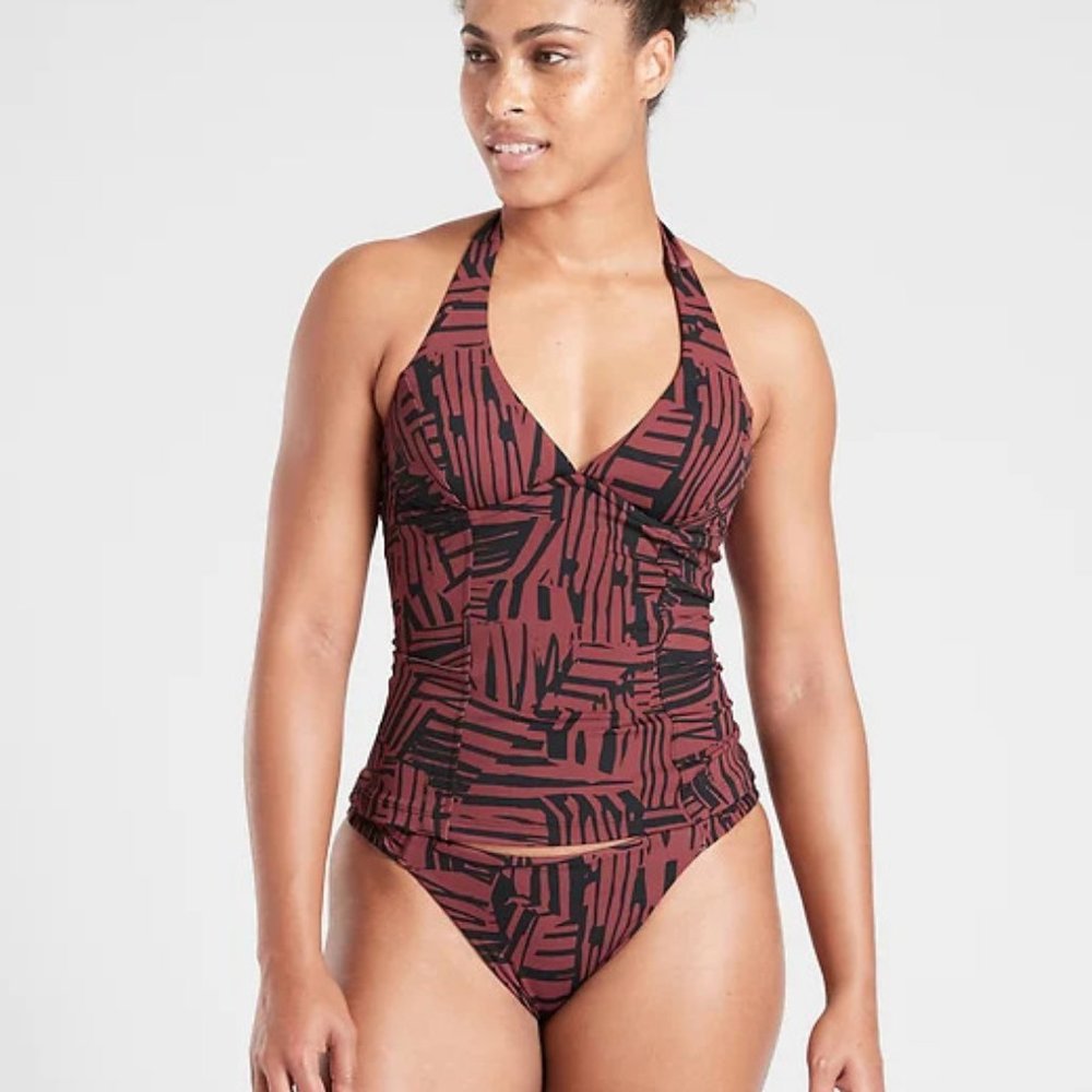 Athleta Sculpted Sienna Halter Tankini size 32B/CT